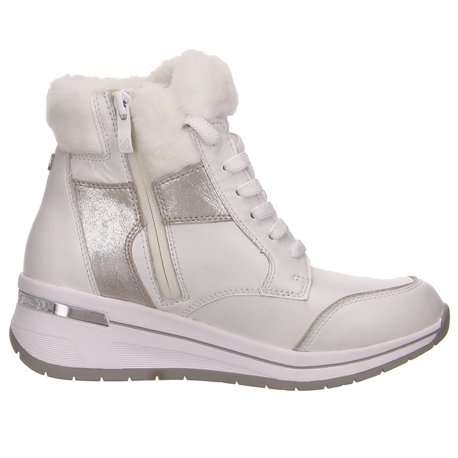 Caprice Boots weiß weiss/weiss kombi
