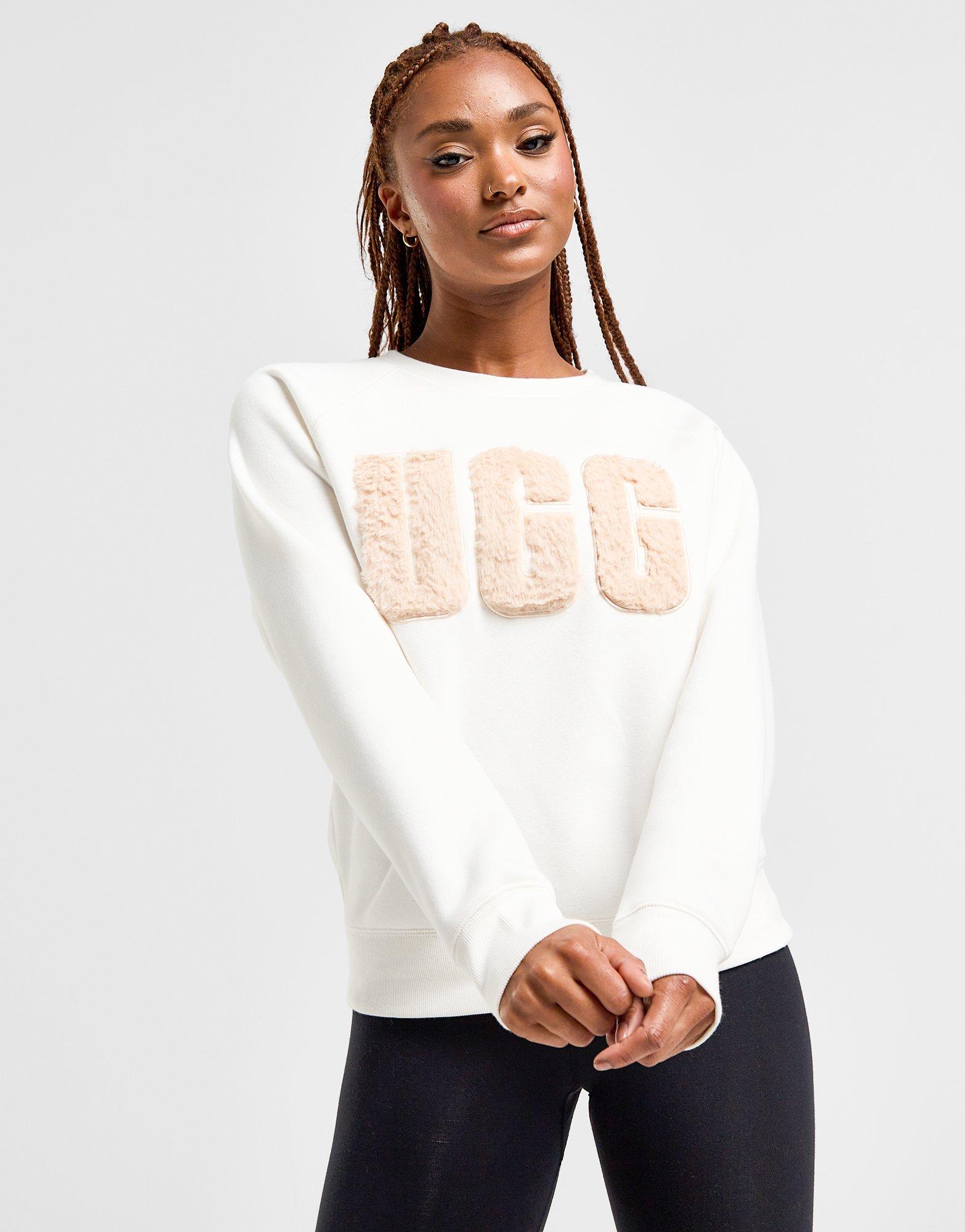 UGG Sweatshirt Fuzzy Logo Crew Femme