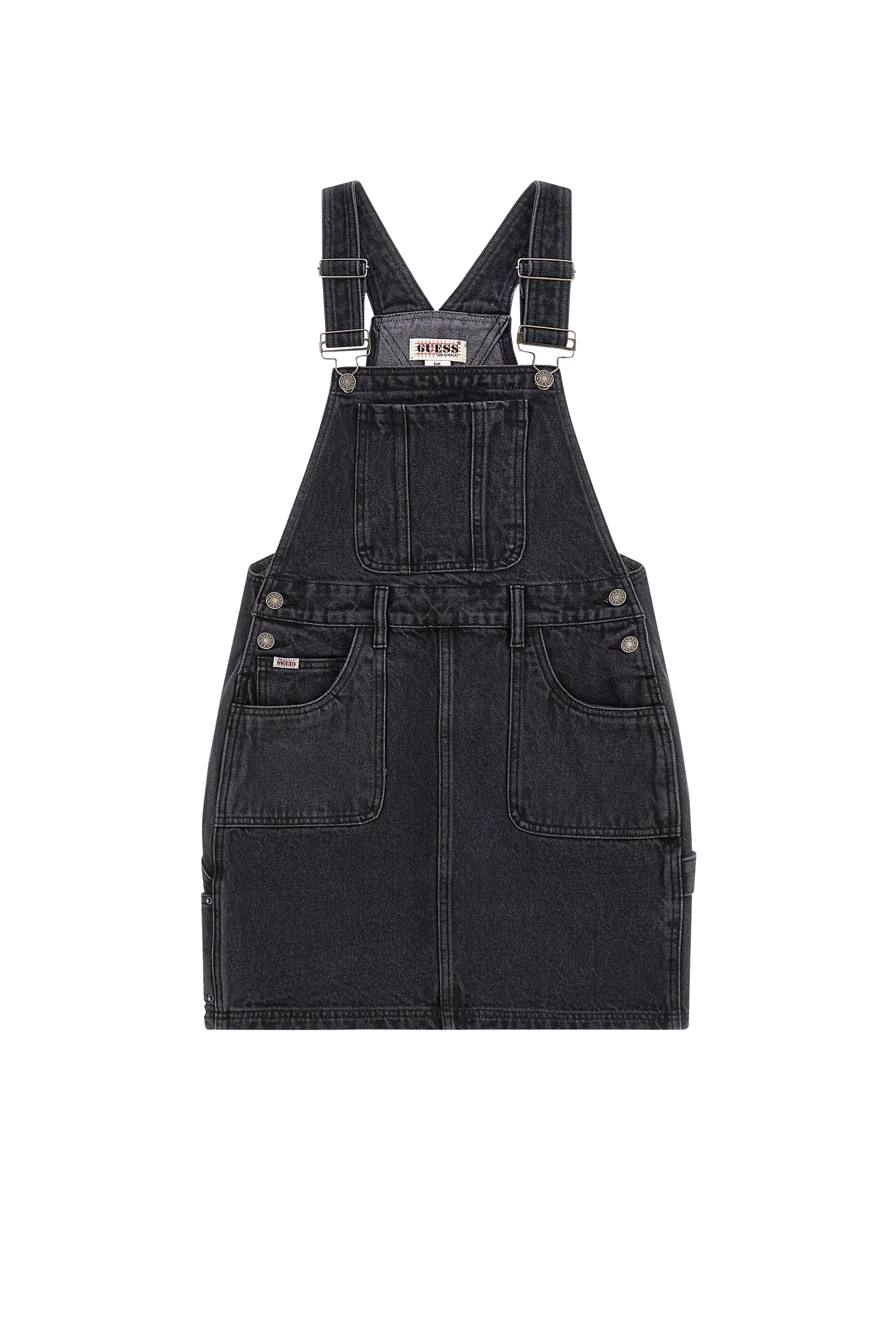 GUESS ORIGINALS Robe salopette GO OVERALL DRESS F9UF G Noir