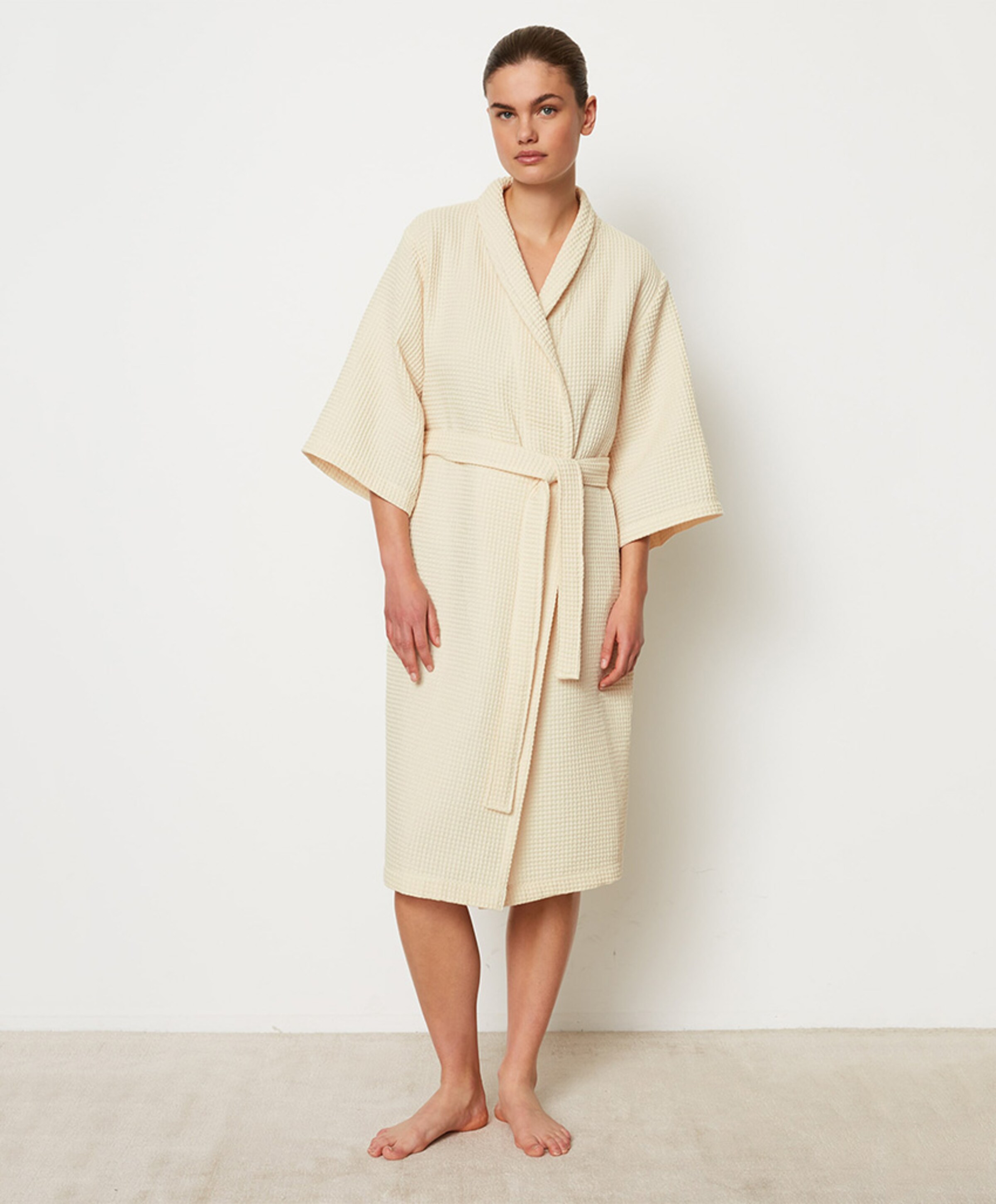Marc O’Polo Dames ochtendjas beige