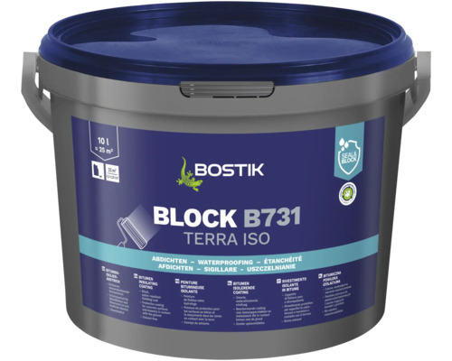 Bostik BLOCK B731 TERRA ISO bitumen isolatieverf 10 l