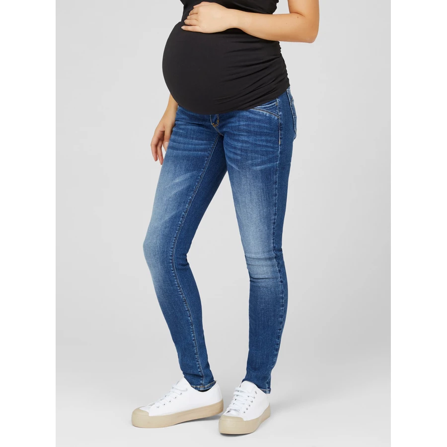 mama;licious Umstandsjeans MLSAVANNA Medium Blue Denim