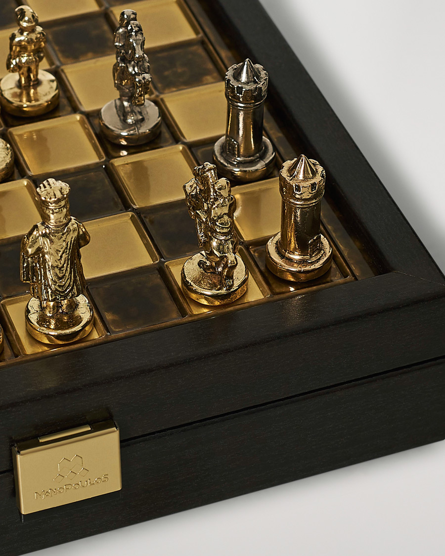Manopoulos Byzantine Empire Chess Set Brown