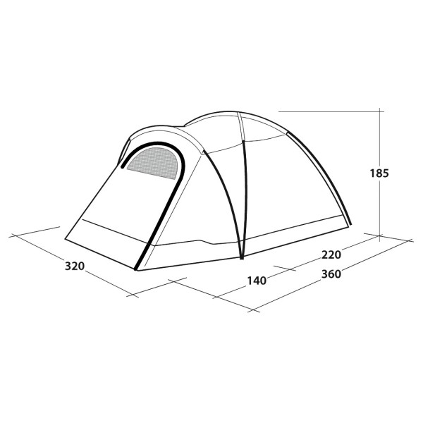 Outwell - Cloud 5 - Tente de groupe