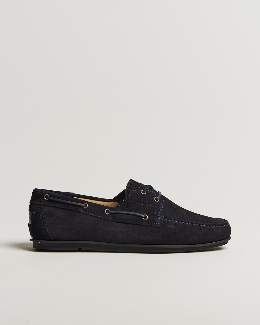 GANT Wilmon Suede Moccasin Marine