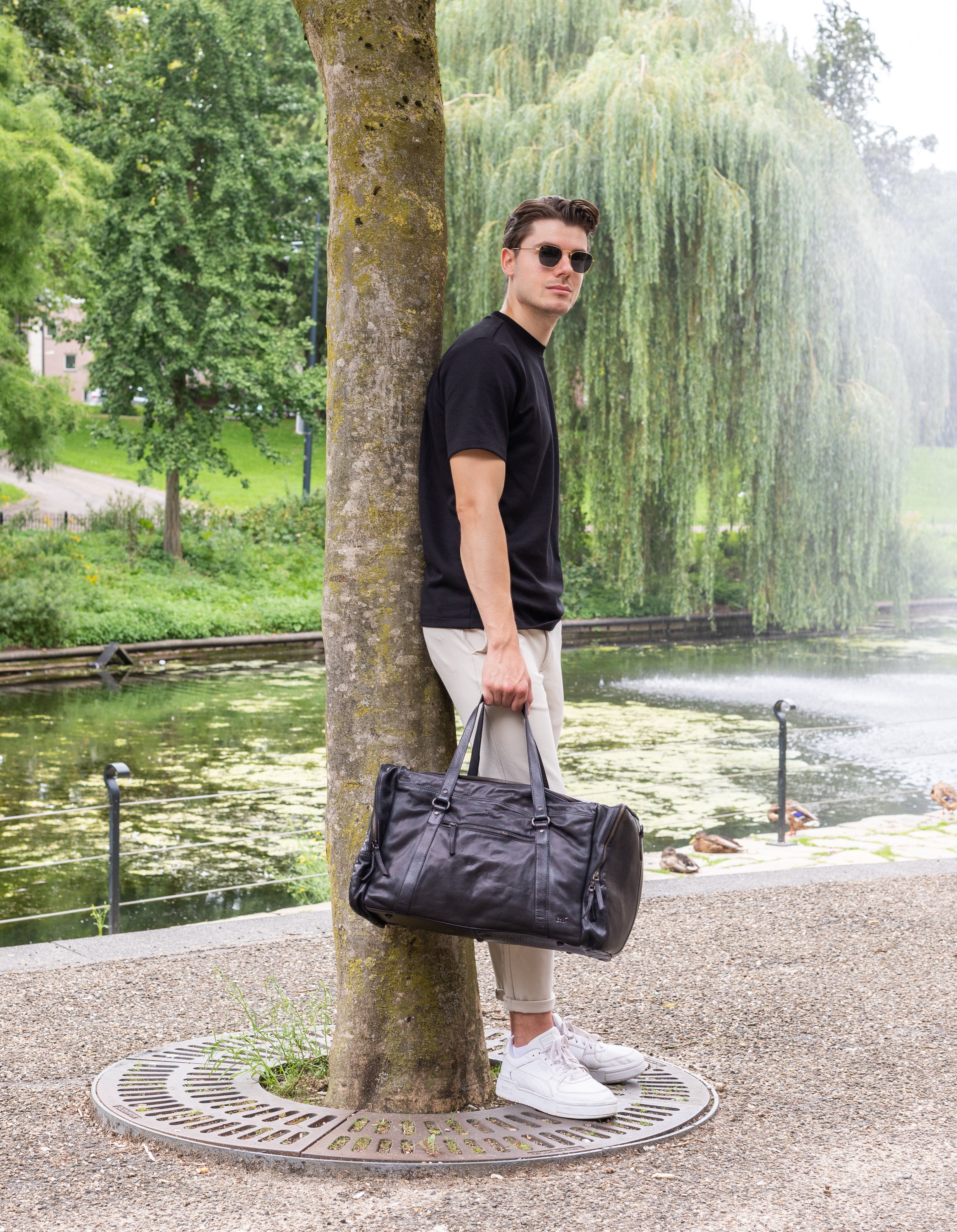 Weekendtas 'Max' zwart - CL 32879 Zwart