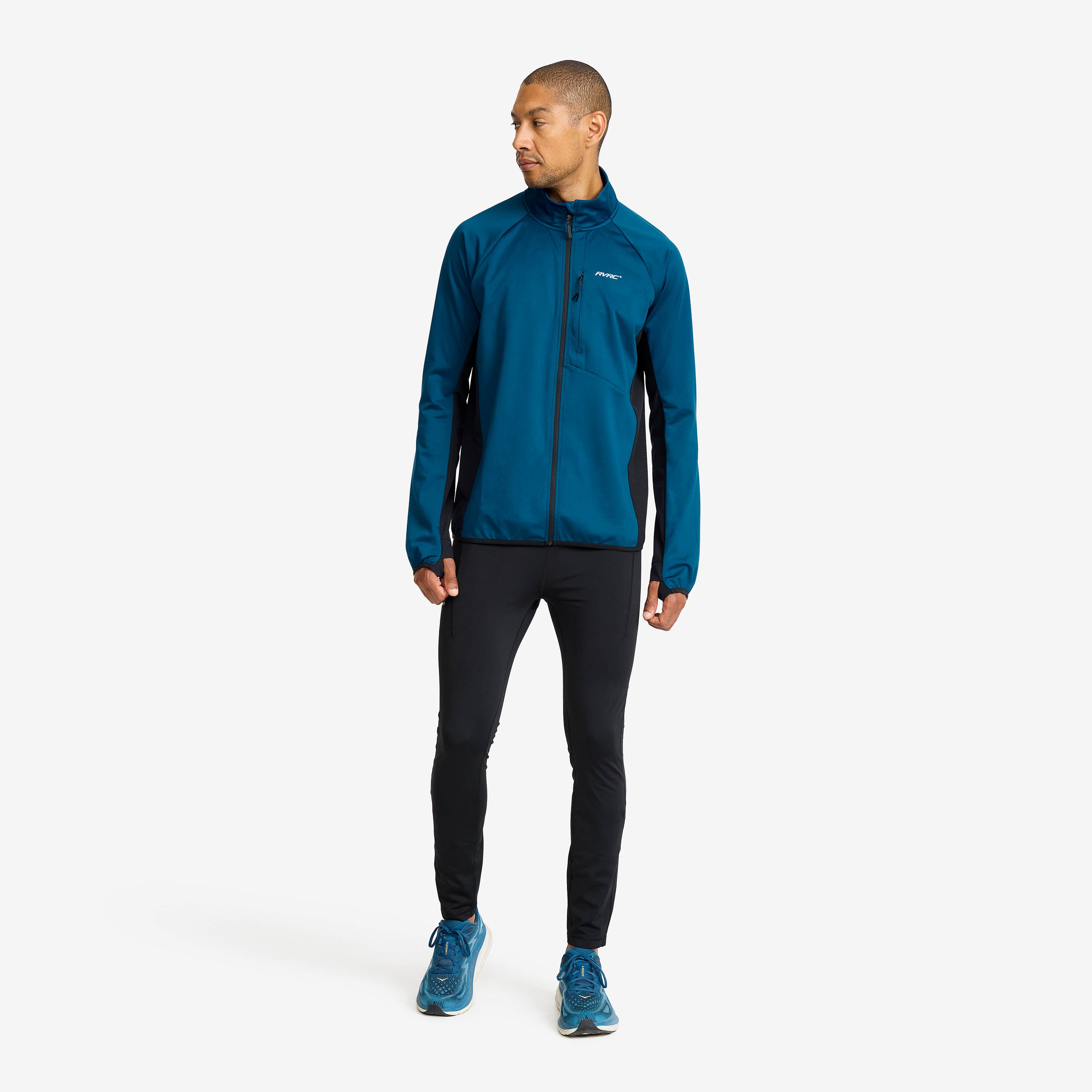 Pace Wind Jacket Herre Blue Opal