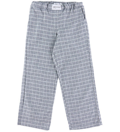 Name It Hosen - NknStrane - Grey Melange Schecks