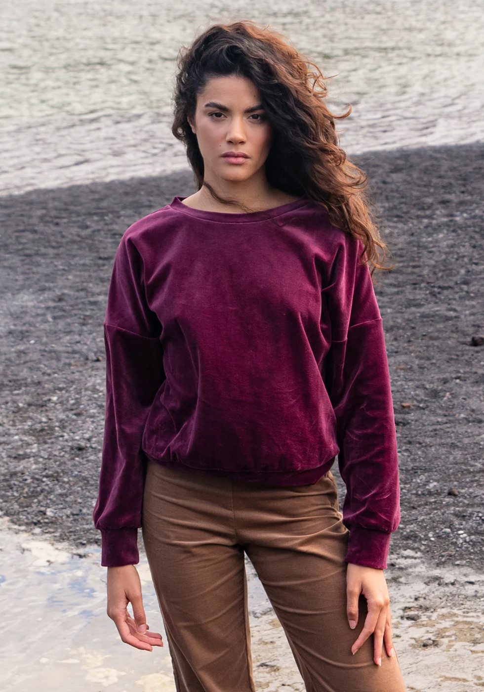 Komana Pullover Sunday Jumper Moonlit Plum
