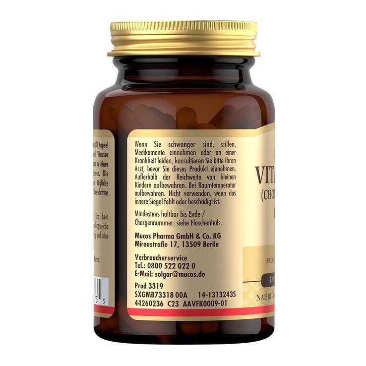 Solgar Vitamin D3 600 I.E. Kapseln, 120 St