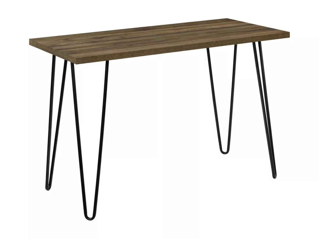 Owen | Bureau d'ordinateur en aspect noyer brun