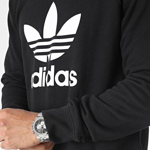 Sweat Crewneck Trefoil IM4500 Noir
