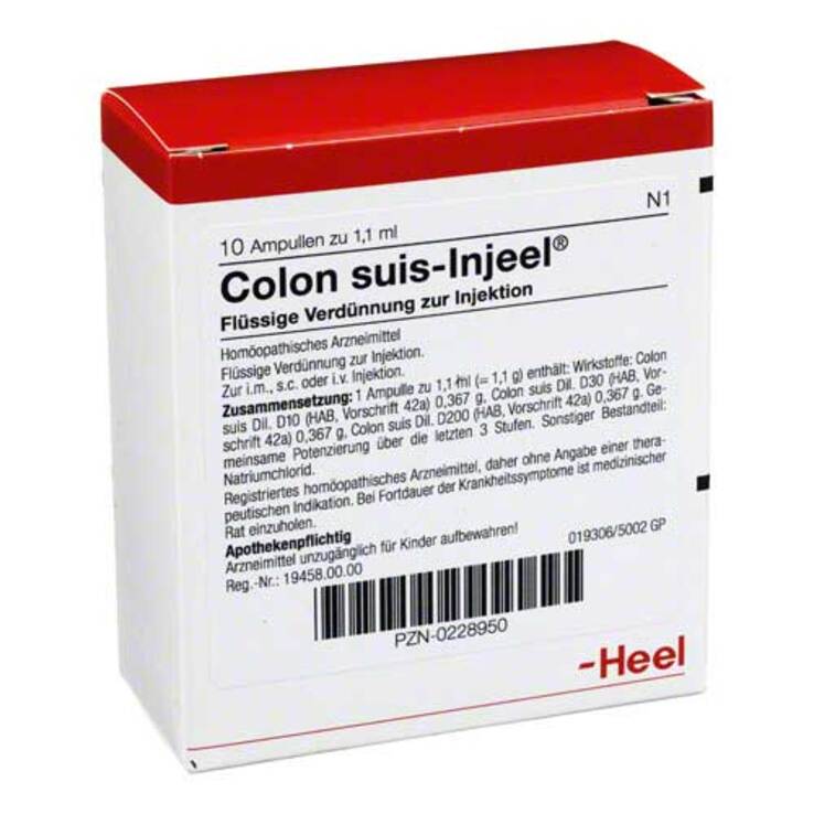 Colon Suis Injeel Ampullen, 10 St