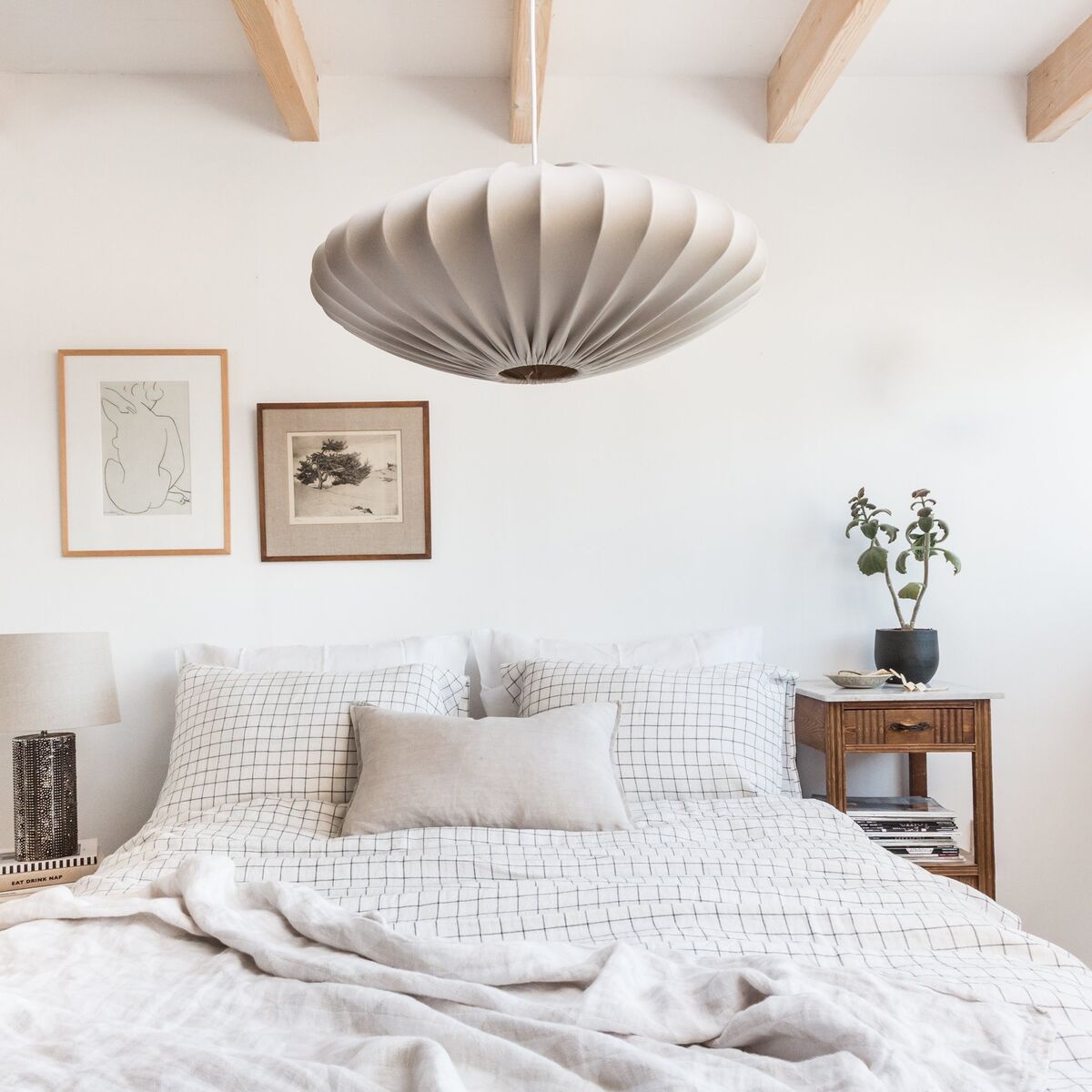 Ellipse taklampe, 65 cm, sand