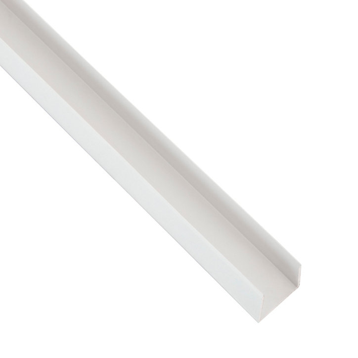 Profilé de finition pvc en U 30 x 30 x 180 cm