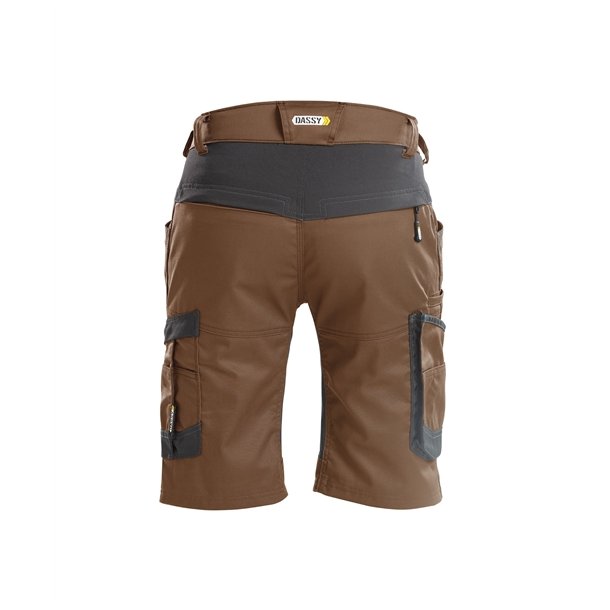 DASSY ® AXIS , SHORTS MED STRETCH Claybrun/grå