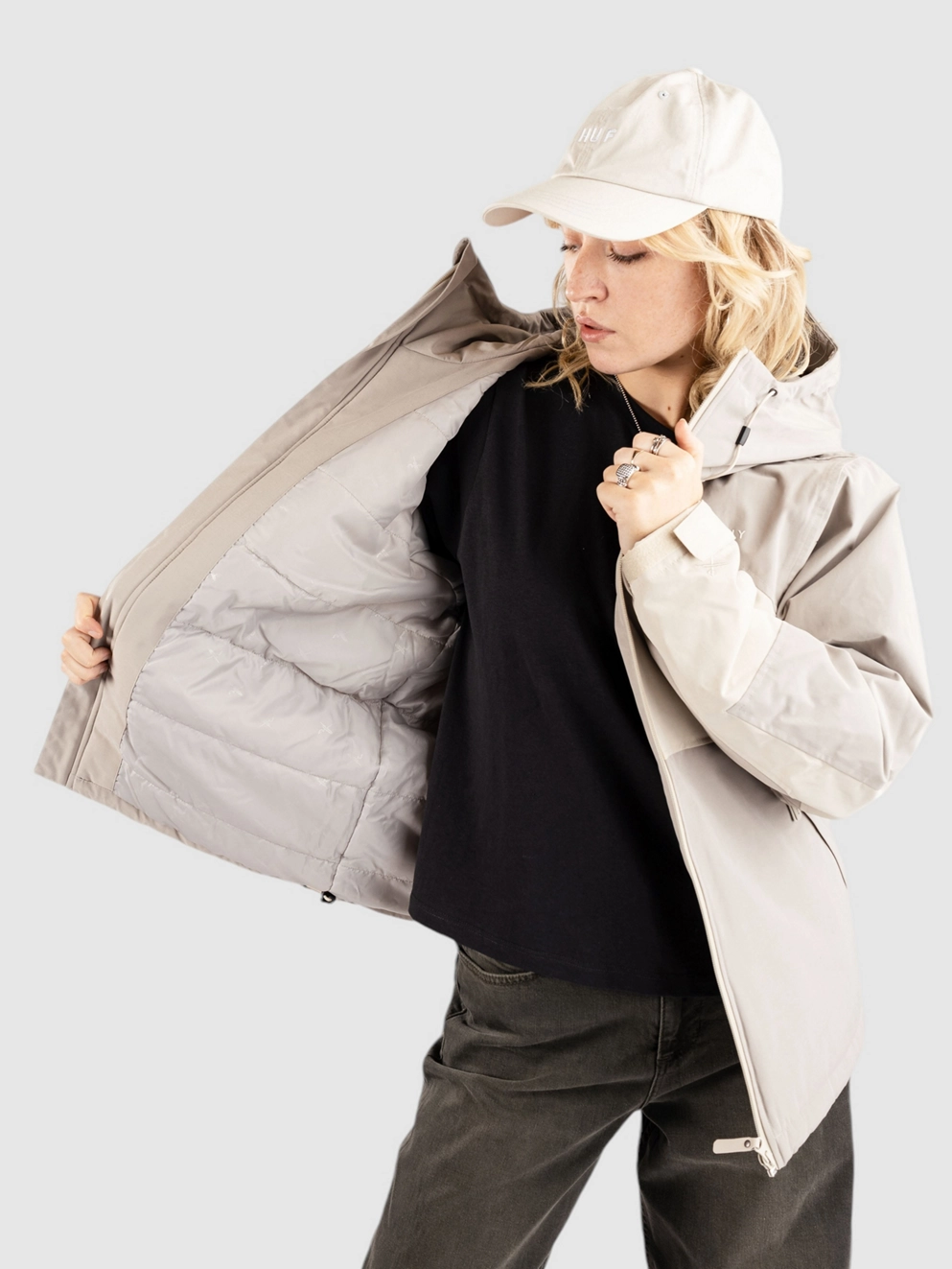 Iriedaily Kat Hooded Jacket beige
