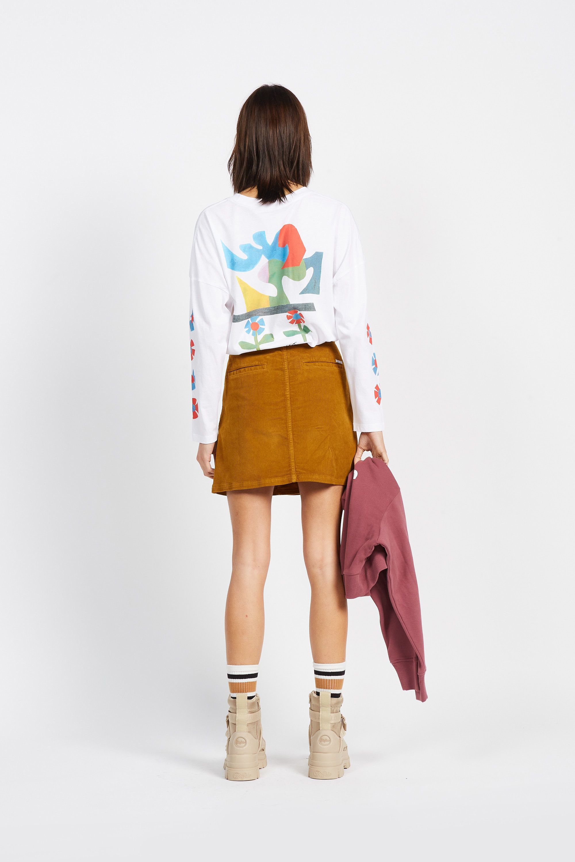 MAISON LABICHE Jupe  LISLE Marron