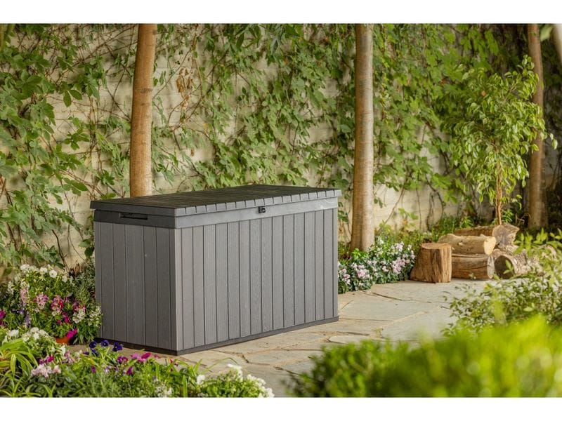 Keter Gartenbox Darwin Box 570 l Grau Aufbewahrungsbox
