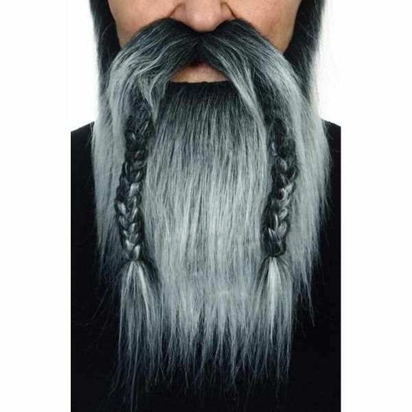 Viving Costumes Beard And Mustache Cinzento