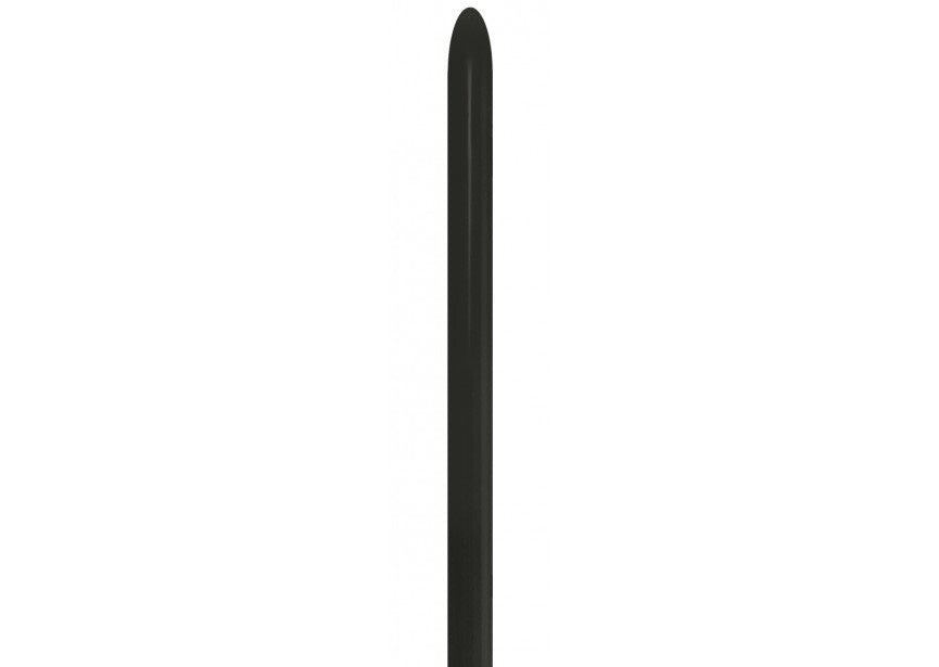 Zwarte Modellleerballonnen 2,54Cm Dik 1,52m 50st