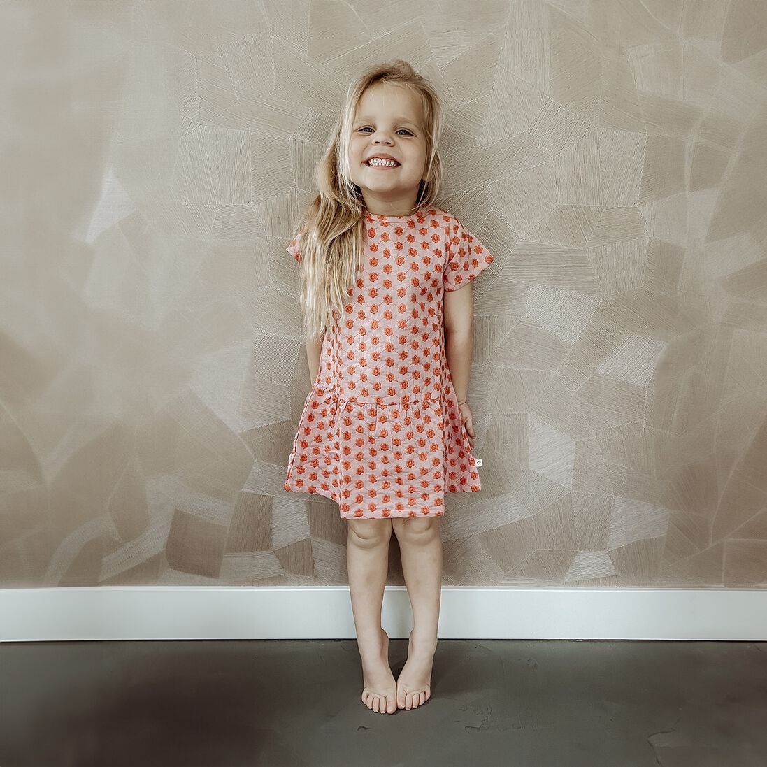 YOUR WISHES roze your wishes mini jurk juna