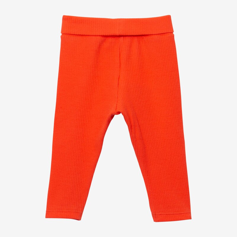 Leggings bébé côtelé orange Catimini Orange