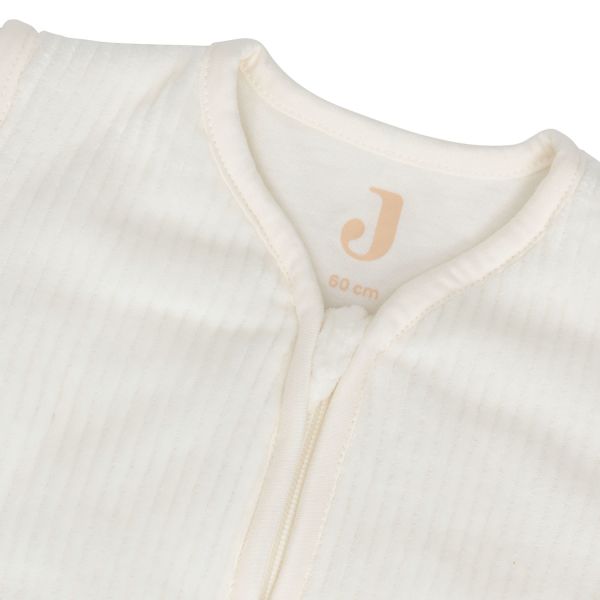 Jollein Slaapzak Winter Met Afritsbare Mouw Rond - 60 cm - Rib - Ivory