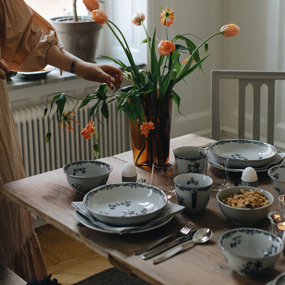 Ostindia Sort Dyp Tallerken