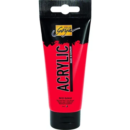 SOLO GOYA Acrylic Echtrot 100 ml Tube