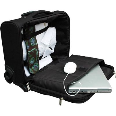 Clementina Frog Traveller l - Valisette trolley multipoches - noir