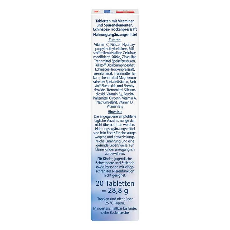 Doppelherz Immun plus Echinacea Depot Tabletten, 20 St