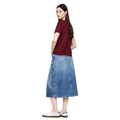Tee-shirt à manches courtes femme Reg Crest Linear TOMMY HILFIGER