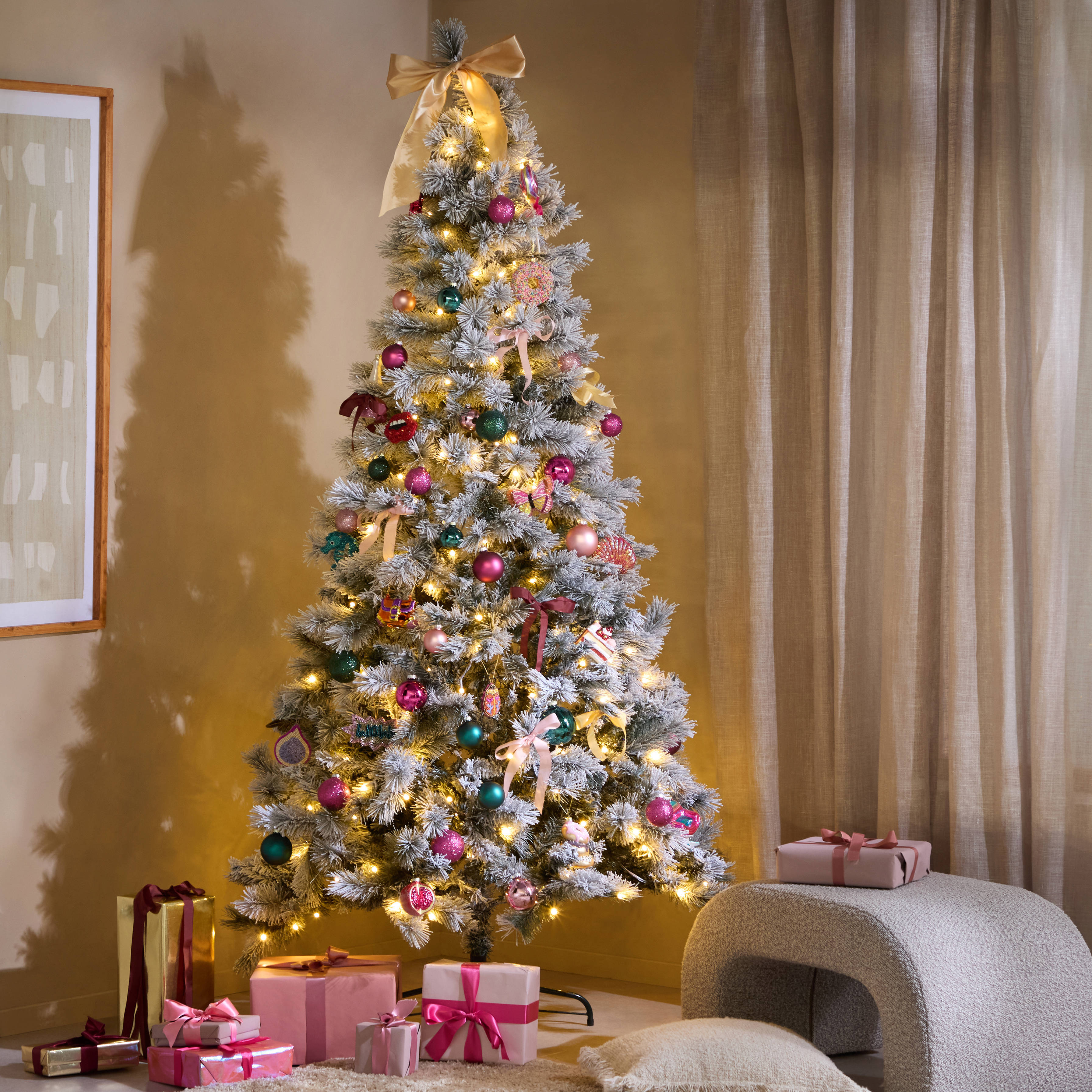 Nova Belle verlichte kerstboom Scotch pine (h120xø72 cm)