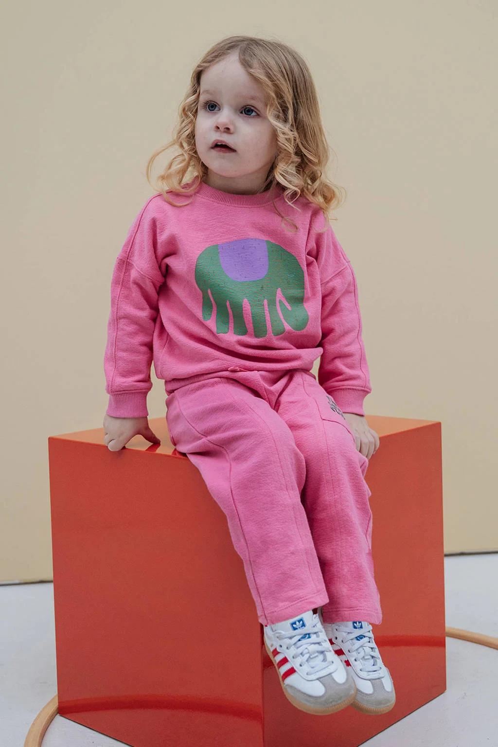 The New Chapter straight casual broek roze