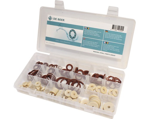 Assortiment vezeltapschijven, 150 stuks