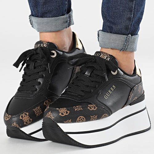 Baskets Femme FLPCM4FAL12 Noir Doré