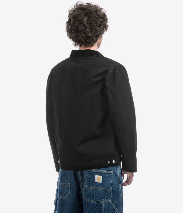 Carhartt WIP Detroit Organic Dearborn Jacke (black black rinsed)
