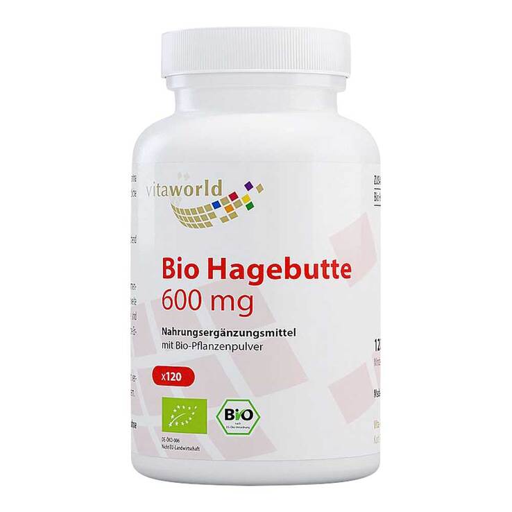 Hagebutte 600 mg Bio Kapseln, 120 St