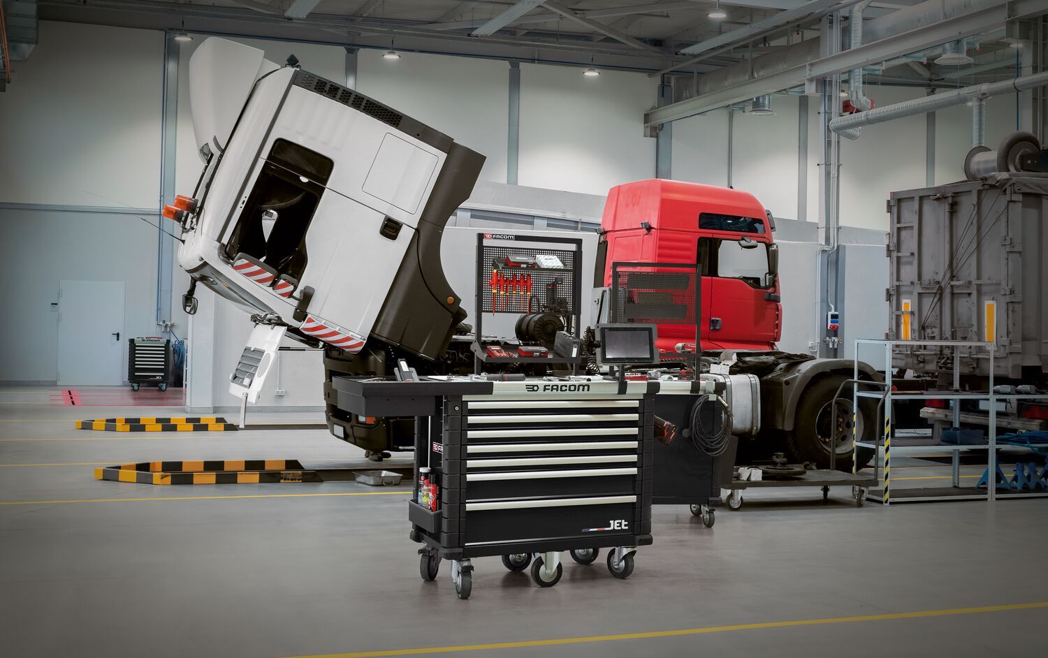 Facom JET Gereedschapswagen zwart met 8 laden M5 - JET.8NM5A
