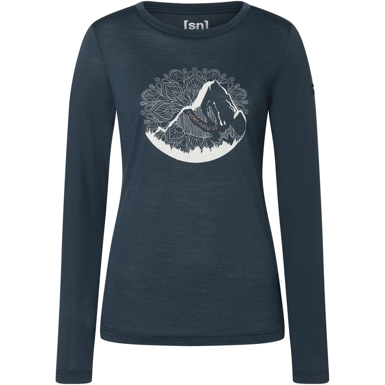 Super.Natural Damen Mountain Mandala Tree Longsleeve