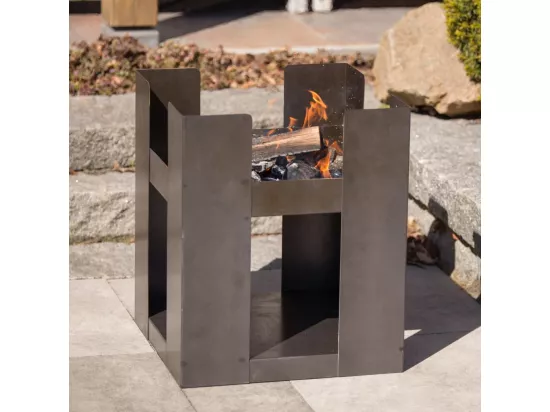 Foyer Hollola Gris Acier