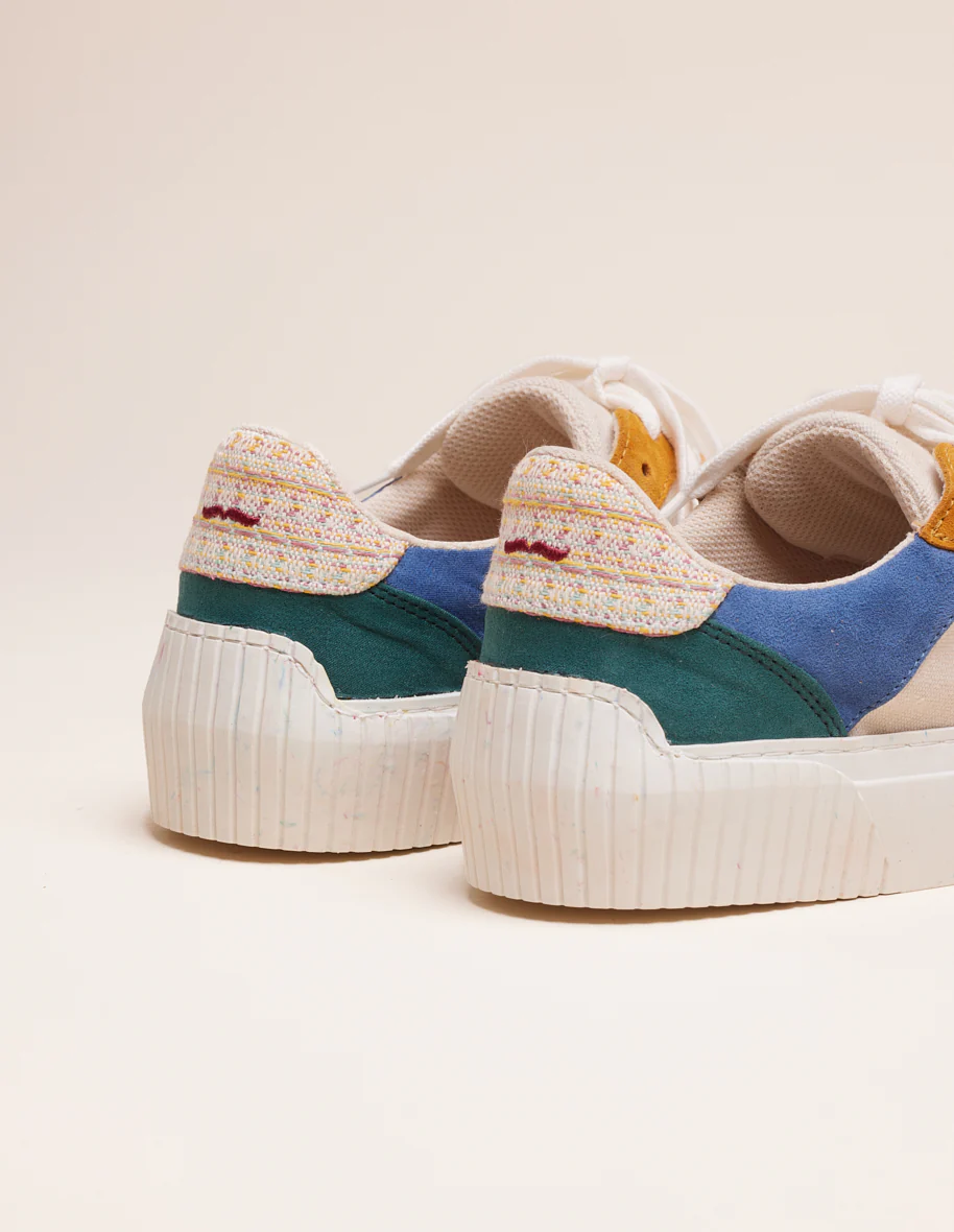 Baskets basses Bianca - Pêche écru ocre