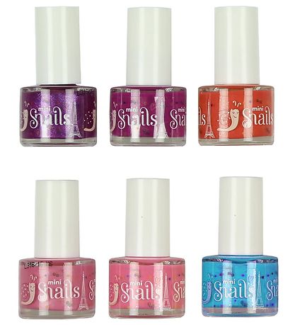 Snails Nagellack - 6er-Pack - Lila/Rosa/Rot/Blau
