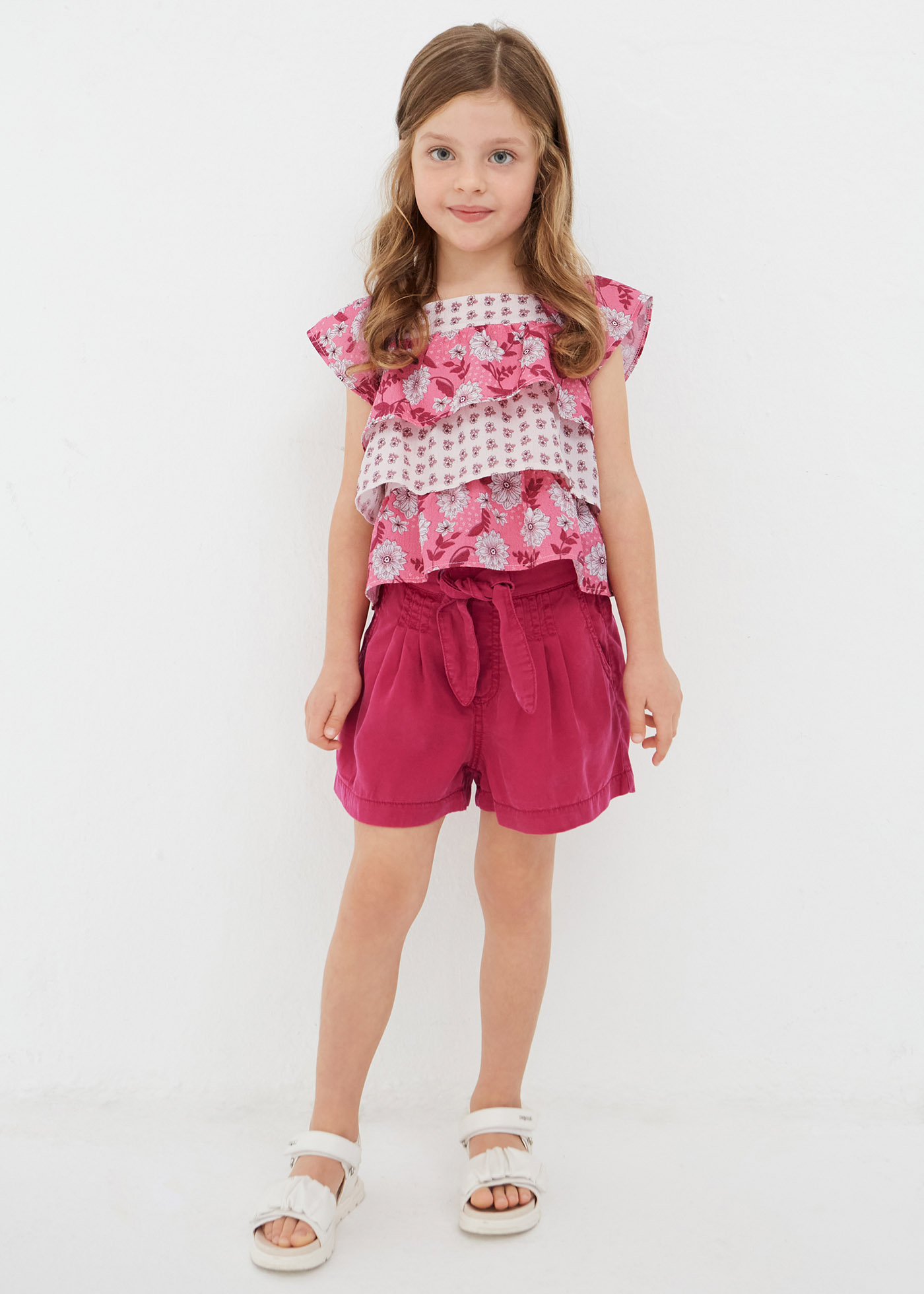 Blusa com estampa mista para meninas