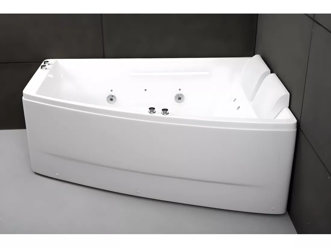 Baignoire balnéo 2 places SANGHA DUO Wave Droite L170xl(120x70)xH63cm, by SPALINA