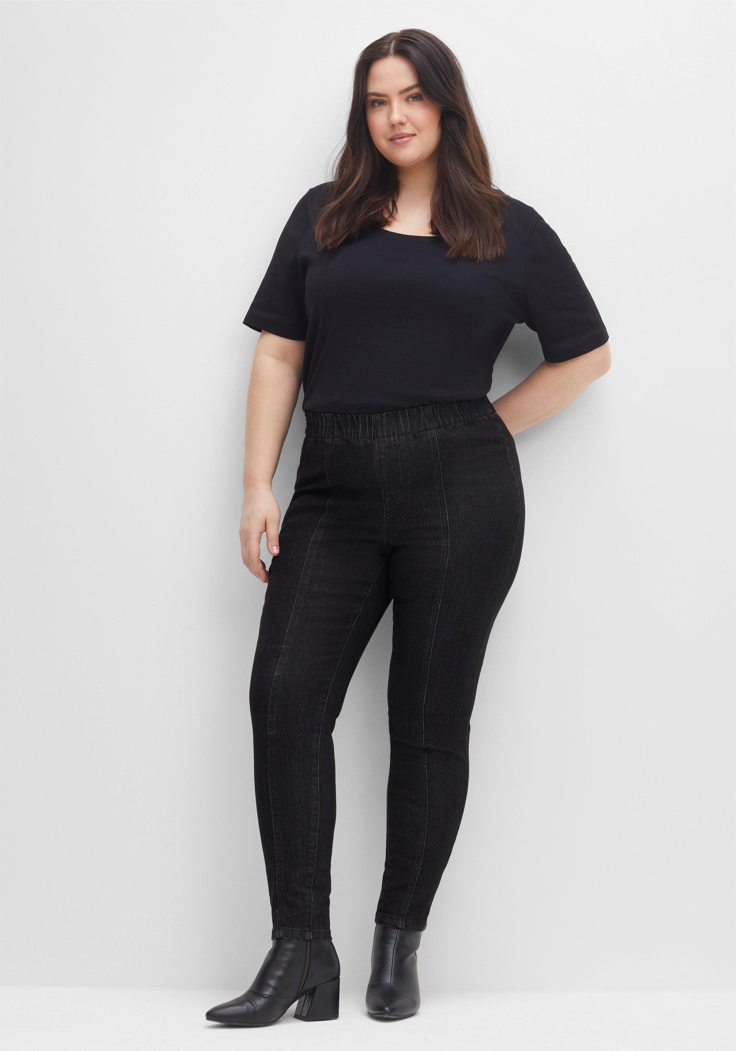 Jeggings mit Teilungsnähten