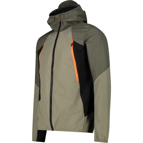 Doudoune ski CMP MAN UNLIMITECH 2.5L JACKET HYBRID FIX HOOD SAGE