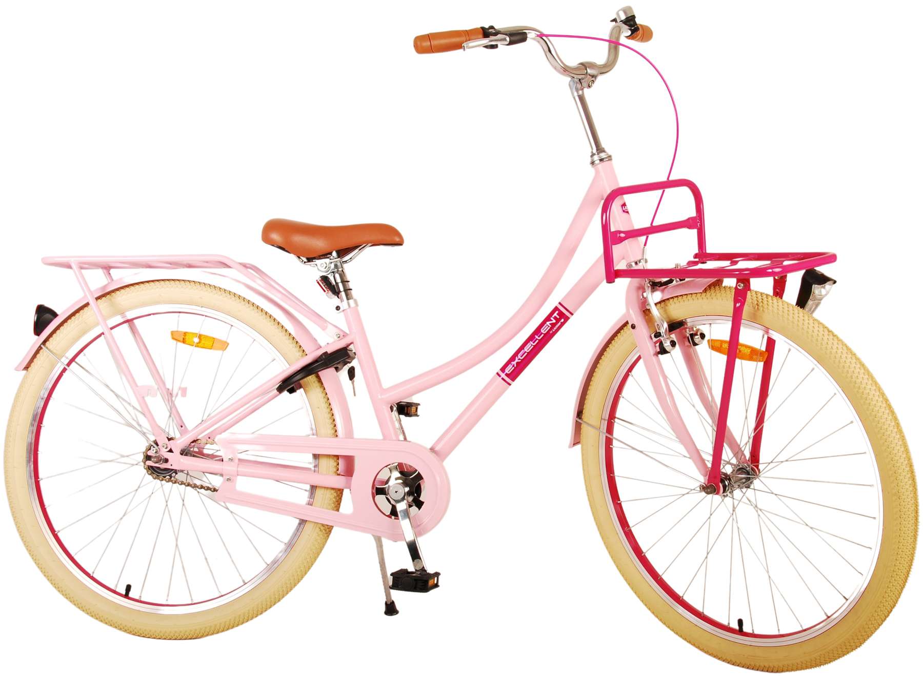 TPFSports Excellent Kinderfahrrad - Mädchen - 26 Zoll - Rücktritt + Handbremse - Grün