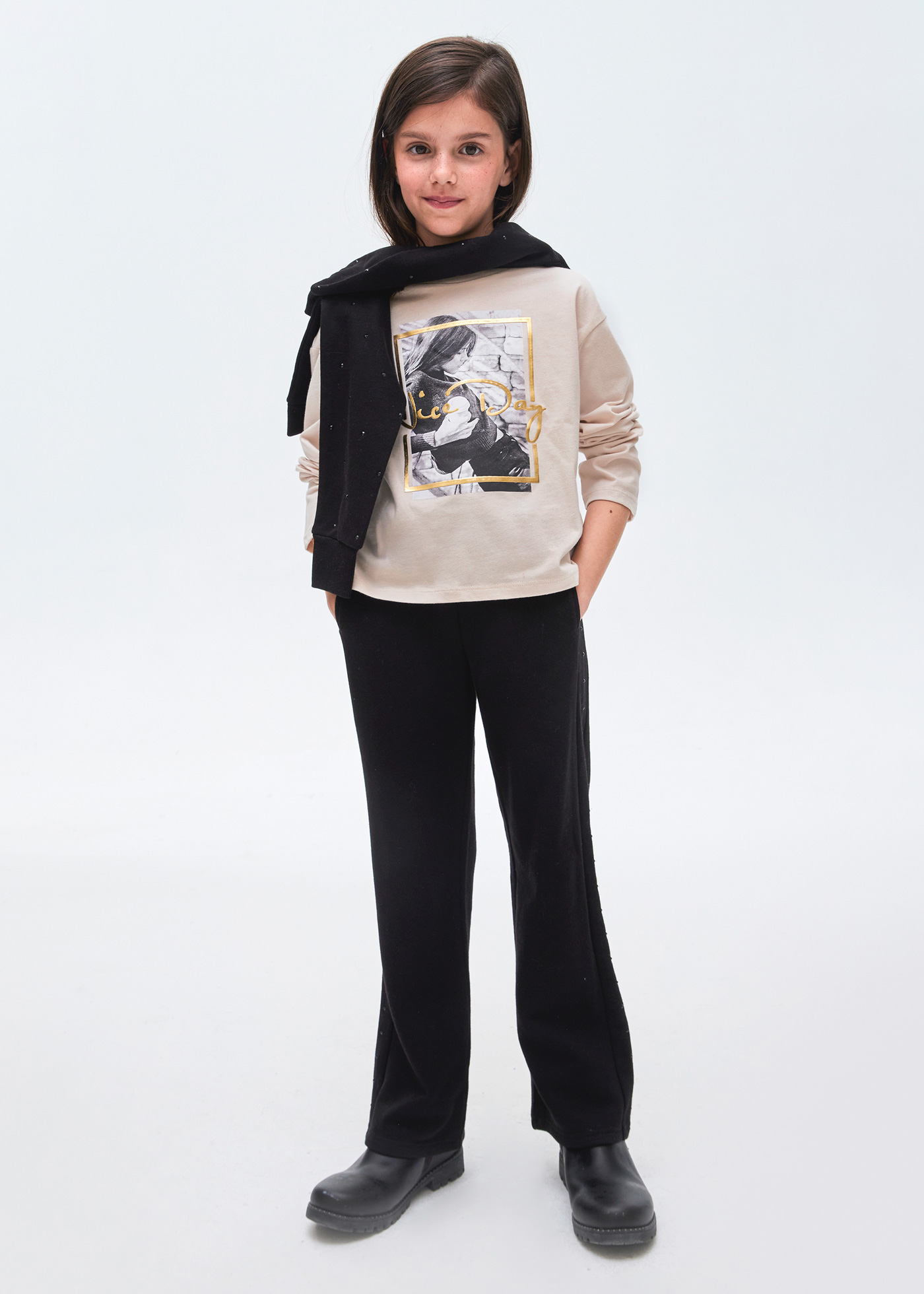 Camiseta estampada Better Cotton para meninas